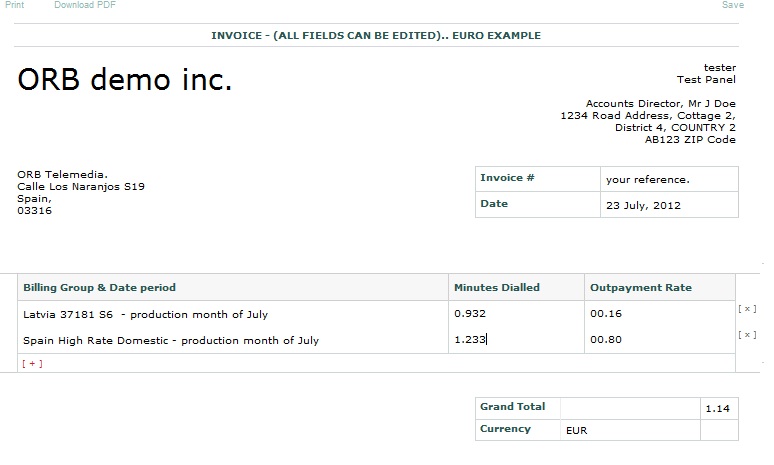 using our invoice generator tool